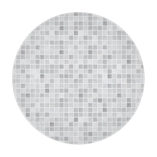 Gray Tiles Pattern Snijplank (Voorkant)