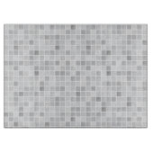 Gray Tiles Pattern Snijplank (Voorkant)