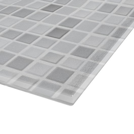 Gray Tiles Pattern Snijplank (Hoek)