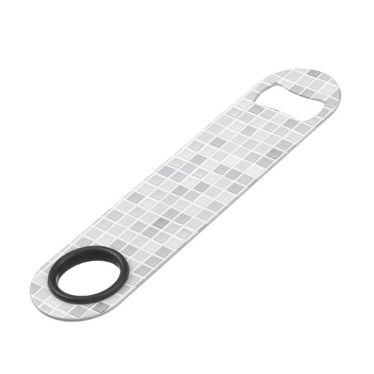 Gray Tiles Pattern Speed Flessenopener (Voorkant Gekanteld)