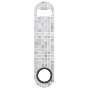 Gray Tiles Pattern Speed Flessenopener