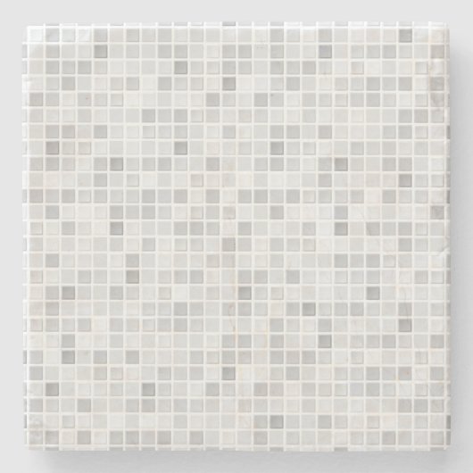 Gray Tiles Pattern Stenen Onderzetter (Voorkant)
