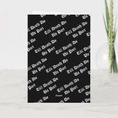 Gray Till Death Do Us Part Valentine's Day Card Bedankkaart (Achterkant)