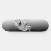 Gray Timber Wolf Snarl Skateboard (Horizontaal)