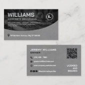 Gray tone concrete company visitekaartje (Voorkant / Achterkant)