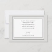 Gray Tone Sympathie Hartelijk dank Bedankkaart (Voorkant)