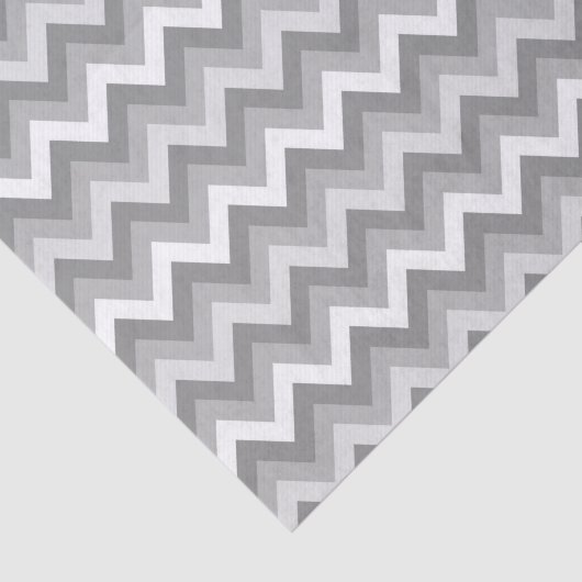 Gray Toned Chevron Background Tissuepapier (Detail)