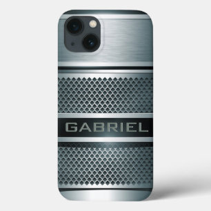 Gray Tones Metal Kijk Collage-Monogram Case-Mate iPhone Case