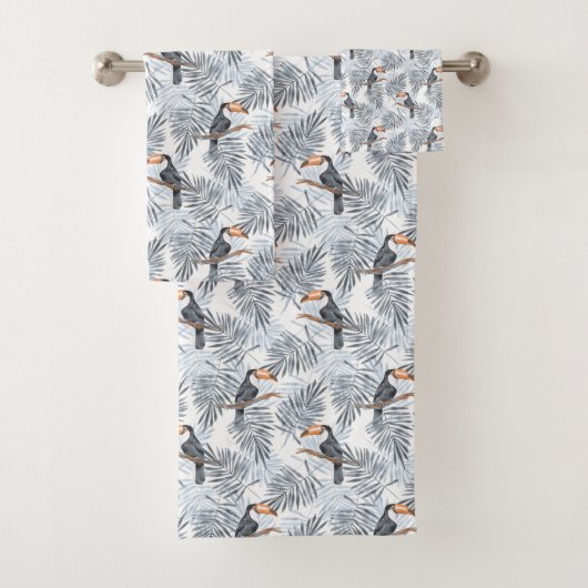 Gray Toucan Bad Handdoek (Insitu)