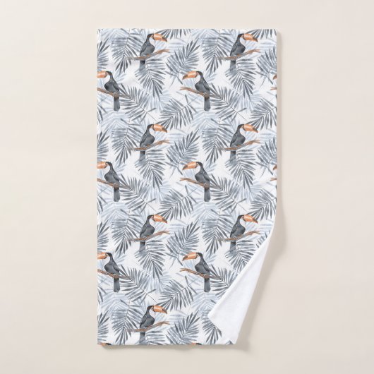 Gray Toucan Bad Handdoek (Handdoek)