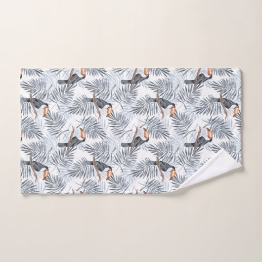 Gray Toucan Bad Handdoek (Handdoek)