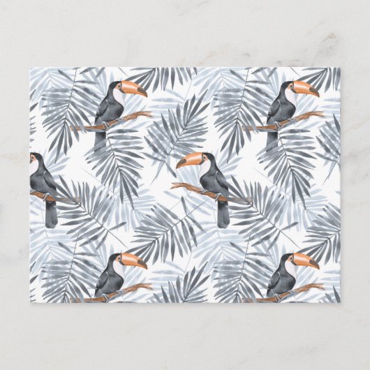 Gray Toucan Briefkaart (Voorkant)