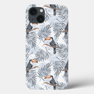 Gray Toucan iPhone 13 Hoesje