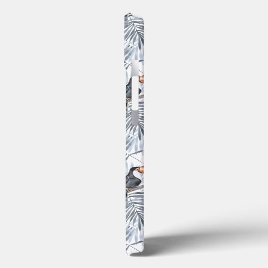 Gray Toucan Case-Mate iPhone Case (Achterkant / Links)