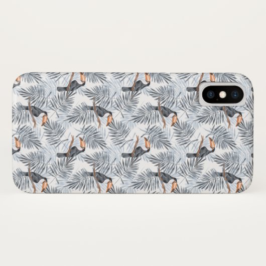 Gray Toucan Case-Mate iPhone Case (Achterkant (horizontaal))
