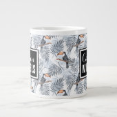 Gray Toucan | Jouw namen toevoegen Grote Koffiekop (Voorkant)
