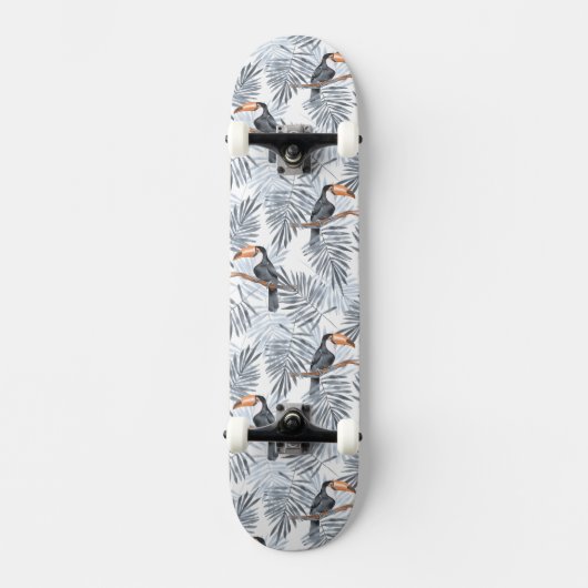 Gray Toucan Skateboard (Voorkant)