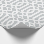 Gray Trellis | Gift Wrap Cadeaupapier (Hoek)
