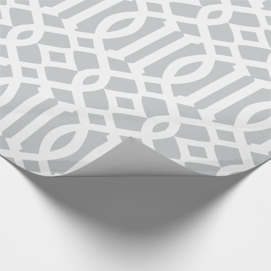 Gray Trellis | Gift Wrap Cadeaupapier (Hoek)