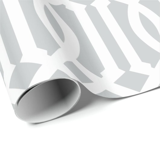 Gray Trellis | Gift Wrap Cadeaupapier (Rol Hoek)
