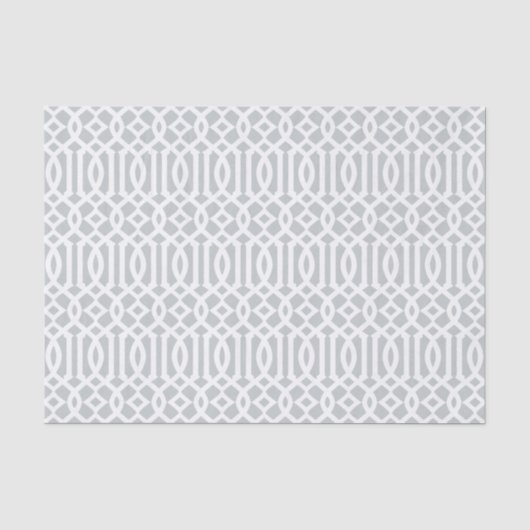 Gray Trellis | Weefselpapier Tissuepapier (Voorkant)