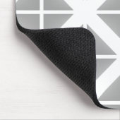 Gray Trendy Triangle Patroon Muismat (Hoek)