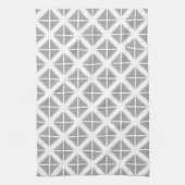 Gray Trendy Triangle Patroon Theedoek (Verticaal)