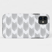 Gray Tribal Arrow Patroon Case-Mate iPhone Case (Achterkant (horizontaal))