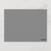 Gray Tribal Arrows Table Number Briefkaart (Achterkant)
