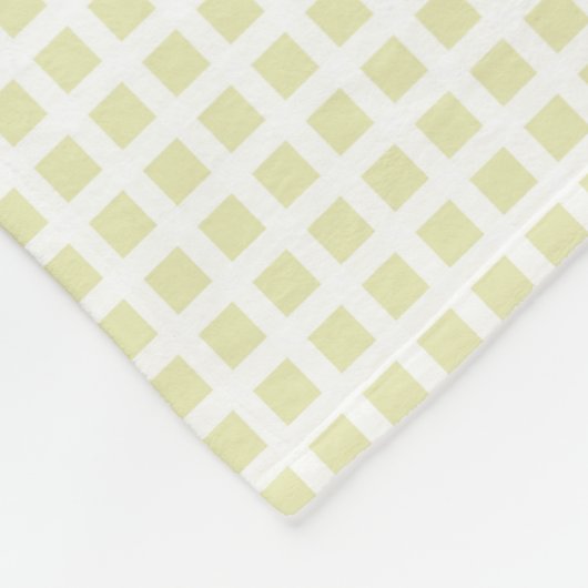 Gray turkooise plaid fleece deken (Hoek)