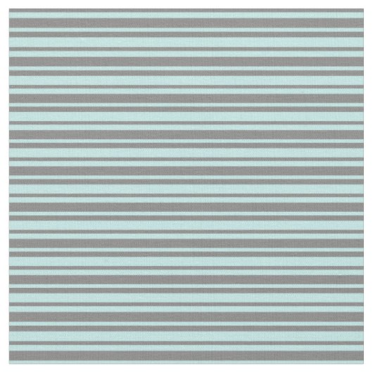 Gray & Turquoise gekleurd Stripes-patroon Stof (Close Up)