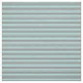 Gray & Turquoise gekleurd Stripes-patroon Stof (Swatch)