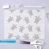 Gray Turtles Patroon Tissuepapier (Craft)