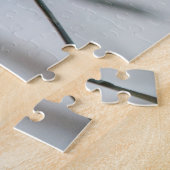 Gray Umbels Flowers omlijnt Floral Art Legpuzzel (Zijkant)