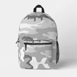 Gray Urban Military Camouflage Pattern Bedrukte Rugzak