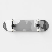 Gray Urban Military Camouflage Pattern Persoonlijk Skateboard (Horizontaal)