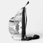 Gray Urban Military Camouflage Pattern Sling Bag (Rechts)