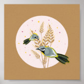 Gray Wagtail-afbeelding Poster (Voorkant)