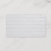 Gray Wall Trendy Plain Creative Modern Visitekaartje (Achterkant)