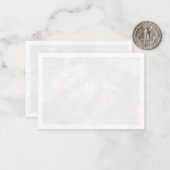 Gray Watercolor Blank All Occasion Notitiekaartje (Voorkant / Achterkant in situ)