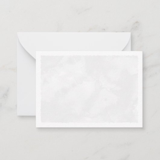 Gray Watercolor Blank All Occasion Notitiekaartje (Voorkant)