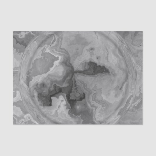 Gray Waterverf Marble Stone Gothic Tissuepapier (Voorkant)