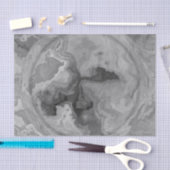 Gray Waterverf Marble Stone Gothic Tissuepapier (Craft)