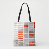 Gray Waterverf Patroon genaamd Tote Bag (Voorkant)