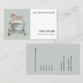 GRAY WATERVERF TAXI HIRING CAB DRIVER SERVICE VISITEKAARTJE (Voorkant / Achterkant)