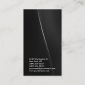 Gray Wave Oranje Trendy Consultant Visitekaartje (Achterkant)