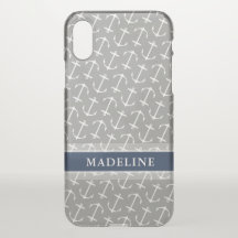 Gray White Anchor Pattern Name