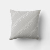 Gray & White Arrow Herringbone Pattern Kussen (Achterkant)