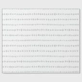 Gray White Aztec Arrows Pattern Cadeaupapier (Vlak)