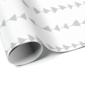 Gray White Aztec Arrows Pattern Cadeaupapier (Rol Hoek)
